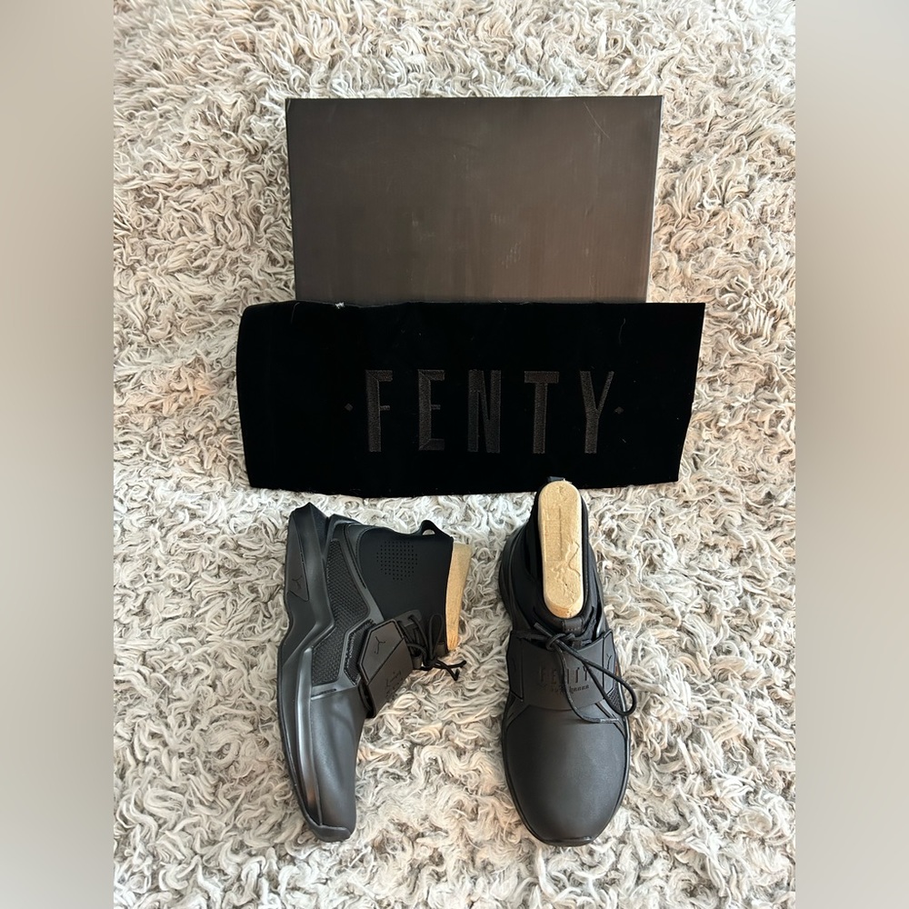 PUMA RIHANNA FENTY Leather Shoes Women Sz 5.5 Trainers HI By FENTY 190398 01 NWT